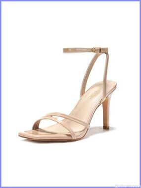 Strappy Ankle Strap High Heels 3.5 Inch Open Toe Sandals